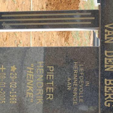 BERG Pieter Hendrik, van den 1968-2005