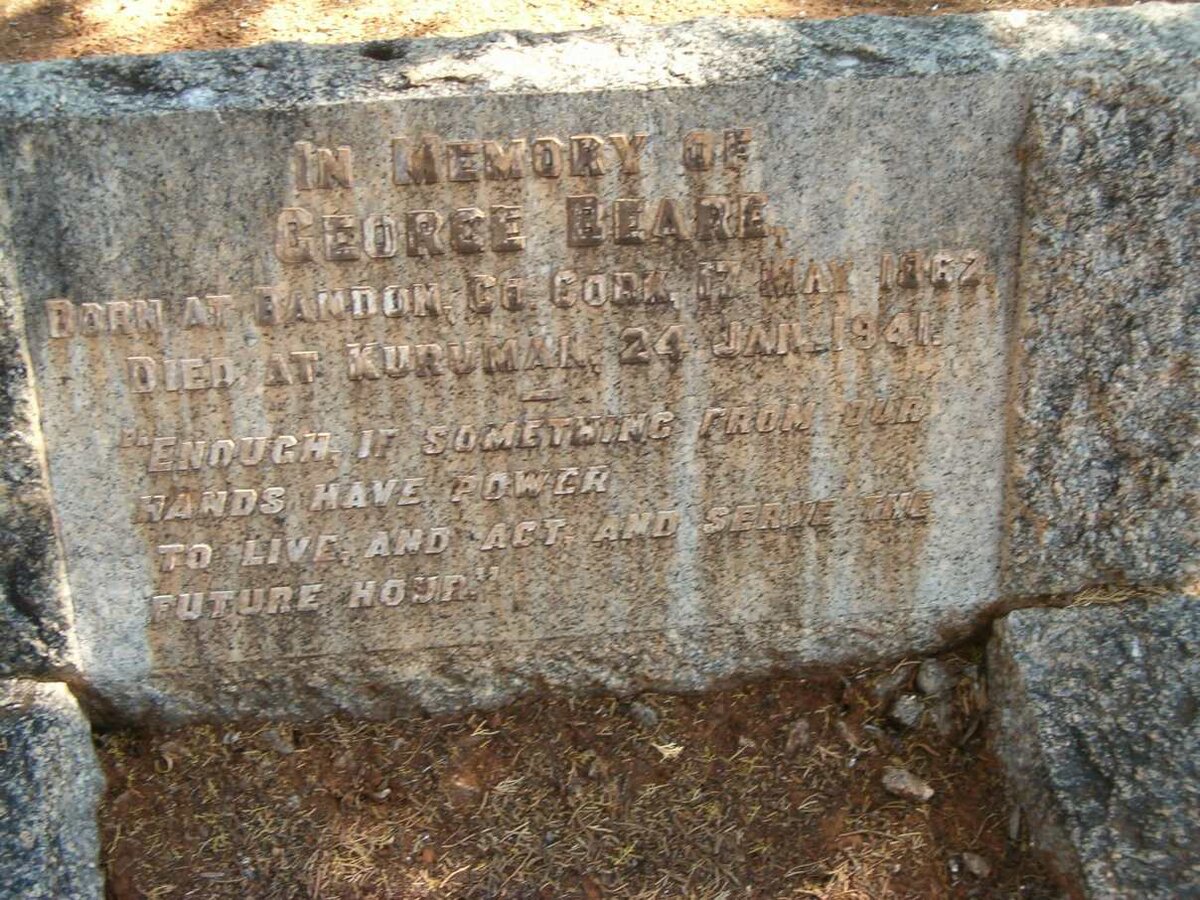 BEARE George 1862-1941