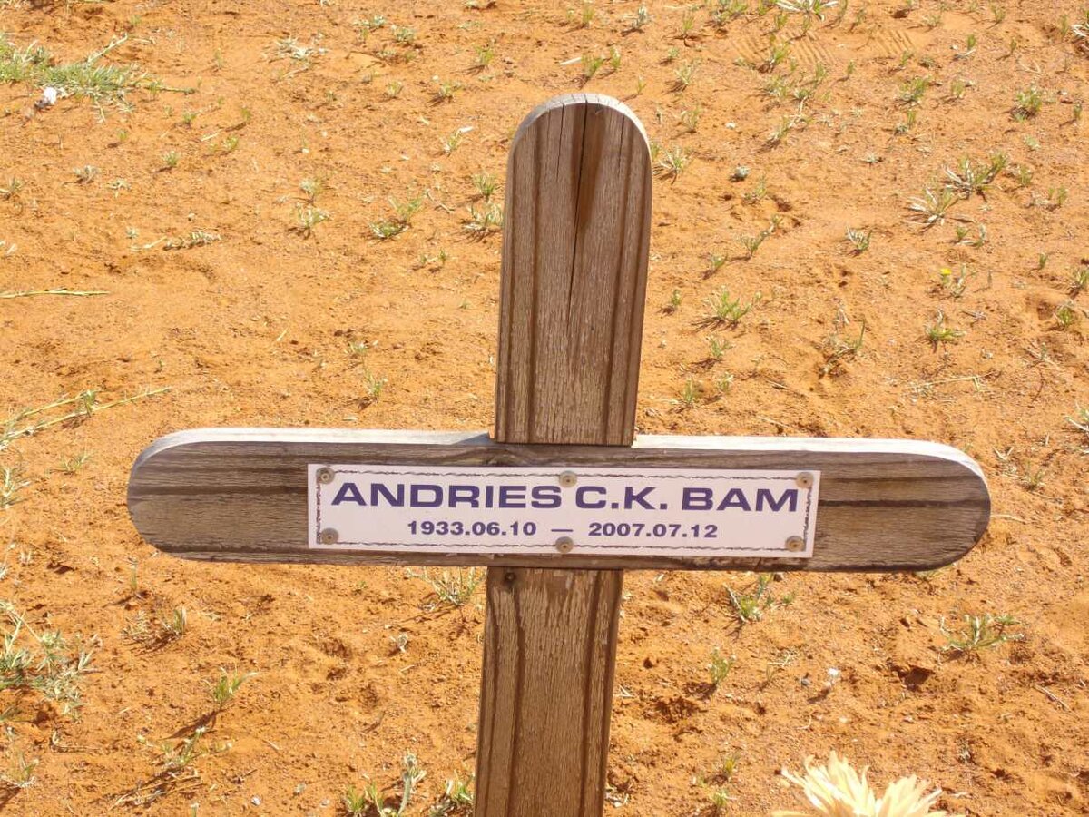 BAM Andries C.K. 1933-2007