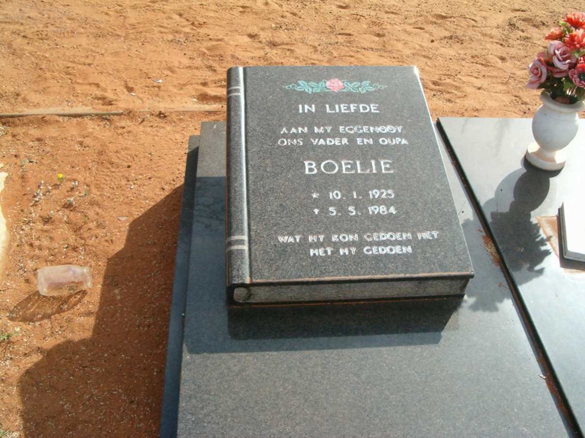 BEUKES Boelie 1925-1984 &amp; Bettie 1934-1995