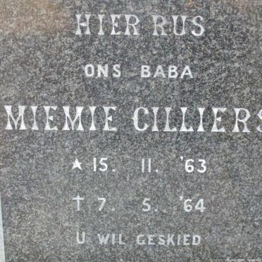 CILLIERS Miemie 1963-1964