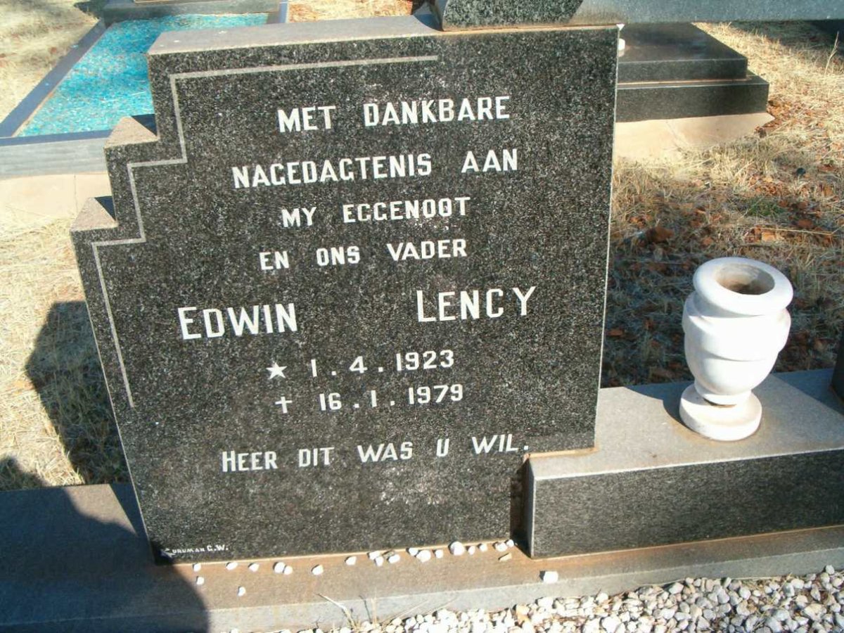 COLLEN Edwin Lency 1923-1979
