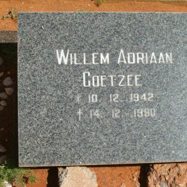 COETZEE Willem Adriaan 1942-1980
