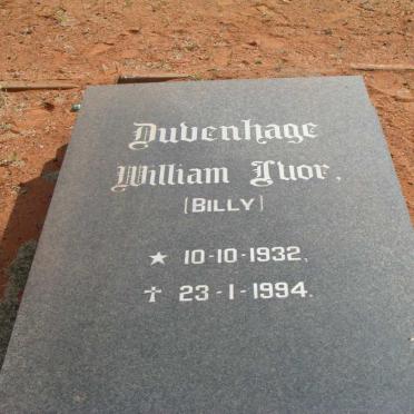 DUVENHAGE William Fuor 1932-1994