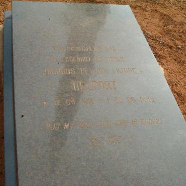 DELPORT Jacobus Petrus 1912-1989