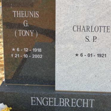 ENGELBRECHT Theunis G. 1918-2002 &amp; Charlotte S.P. 1921