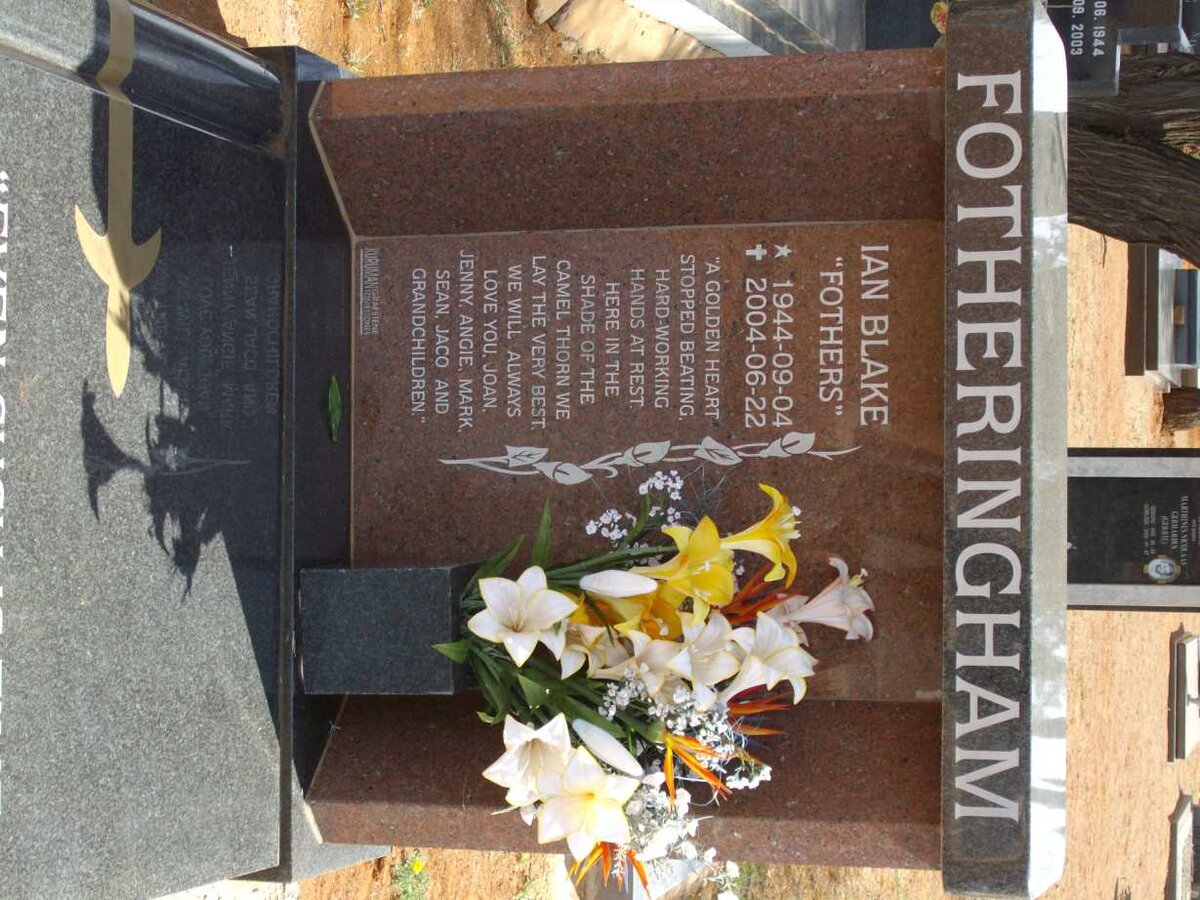 FOTHERINGHAM Ian Blake 1944-2006