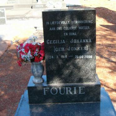FOURIE Cecilia Johanna nee JONKER 1918-2006