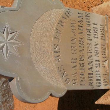 FOURIE Abraham Johannes 1931-1933