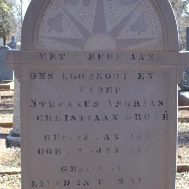 GROVE Stefanus Andrias Christiaan 18?9-1935