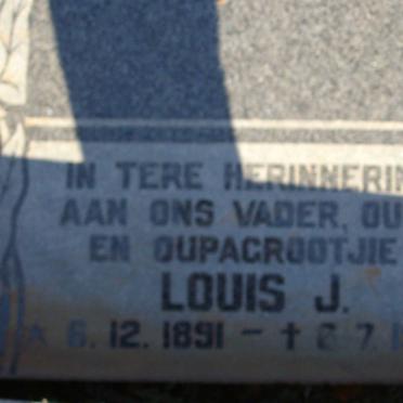 GRANGE Louis J., le 1891-1989