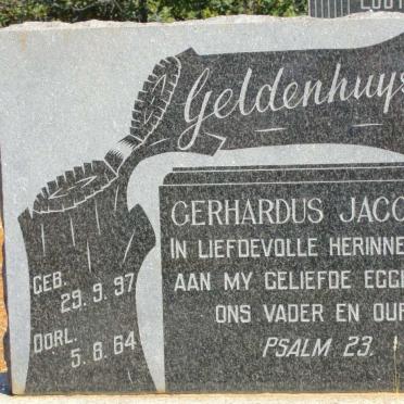 GELDENHUYS Gerhardus Jacobus 1897-1964