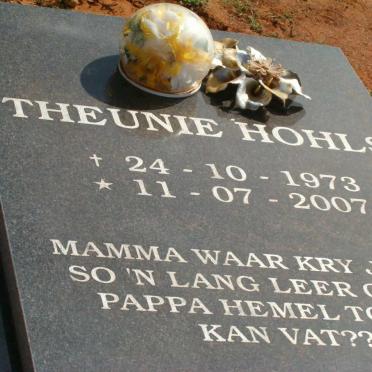 HOHLS Theunie 1973-2007