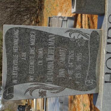 HOUPS Catharina Wilhelmina nee SWART 1926-1995