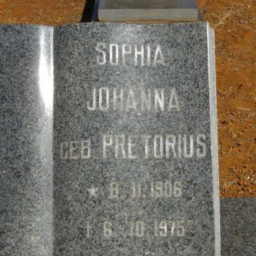 HEYMANS Sophia Johanna nee PRETORIUS 1906-1975