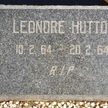 HUTTON Leonore 1964-1964