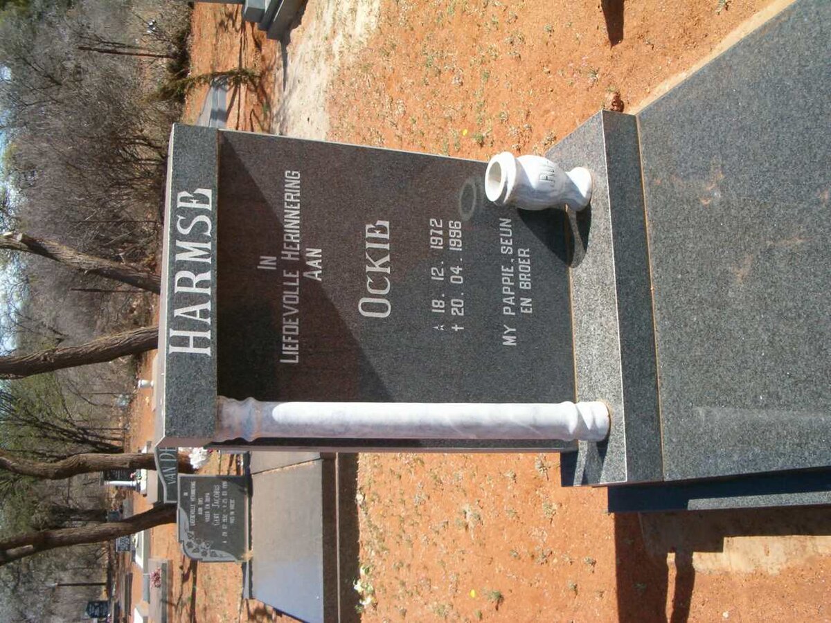 HARMSE Ockie 1912-1996