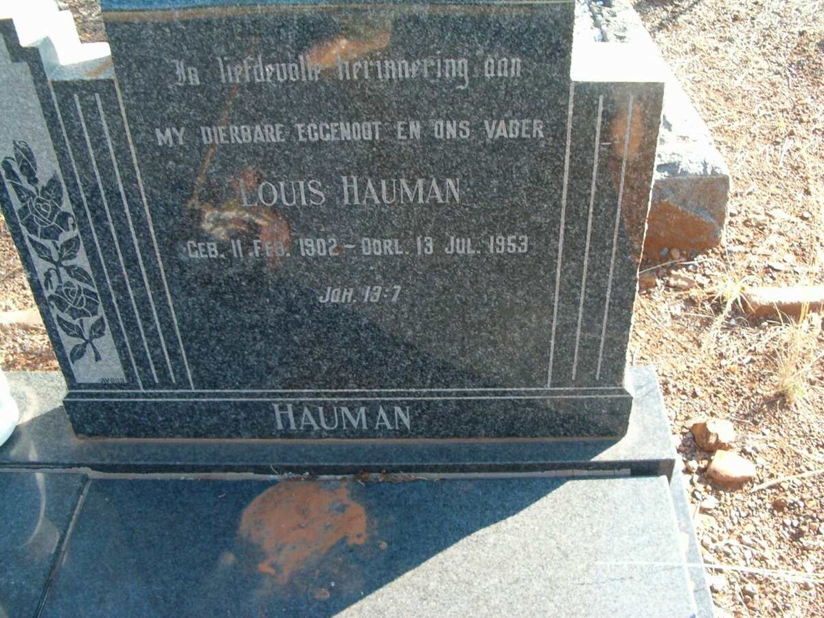 HAUMAN Louis 1902-1953