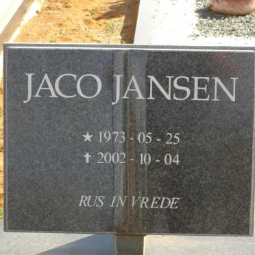 JANSEN Jaco 1973-2002