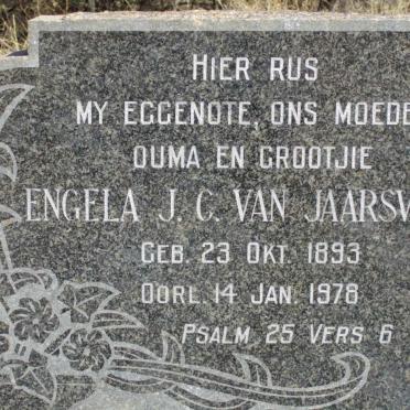 JAARSVELD Engela J.C., van 1893-1978