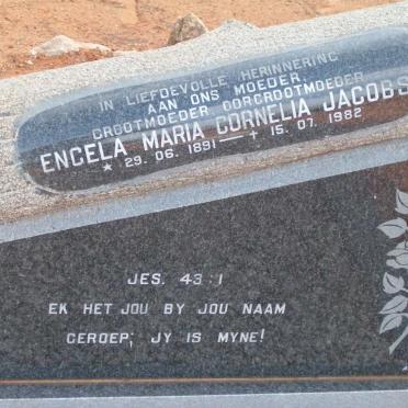 JACOBS Engela Maria Cornelia 1891-1982