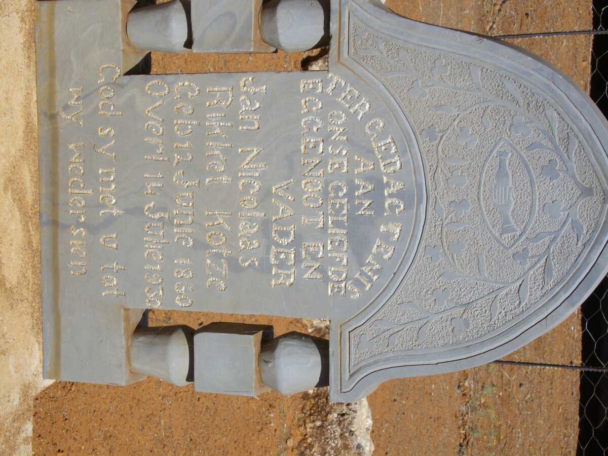 KOTZE Jan Nicolaas Rikket 1860-1930