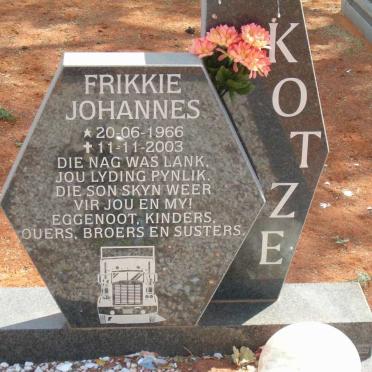 KOTZE Frikkie Johannes 1966-2003