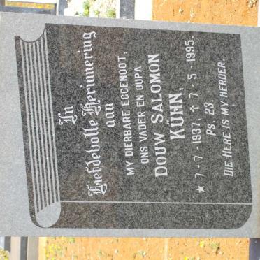 KÜHN Douw Solomon 1937-1995