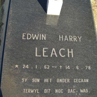 LEACH Edwin Harry 1962-1978