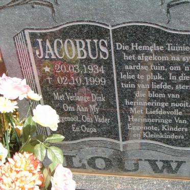 LOUW Jacobus 1934-1999