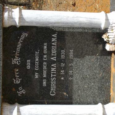 LEMMER Christina Adriana 1930-1994