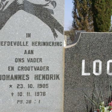 LOOTS Johannes Hendrik 1905-1978