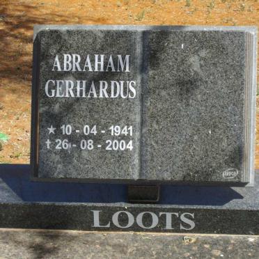 LOOTS Abraham Gerhardus 1941-2004