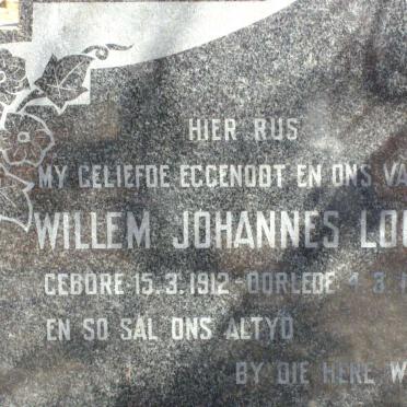LOOTS Willem Johannes 1912-1959