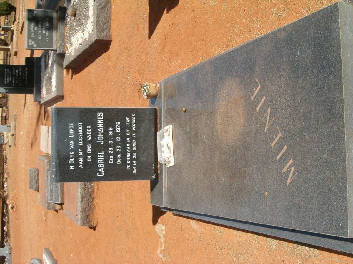 MIENIE Gabriel Johannes 1919-1976