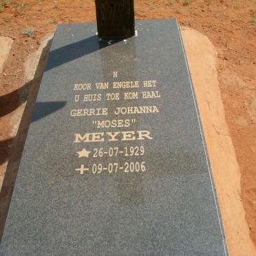 MEYER Gerrie Johanna 1929-2006