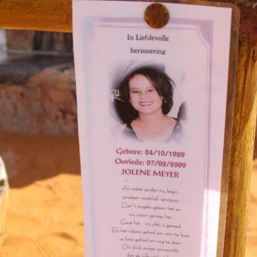 MEYER Jolene 1989-2009