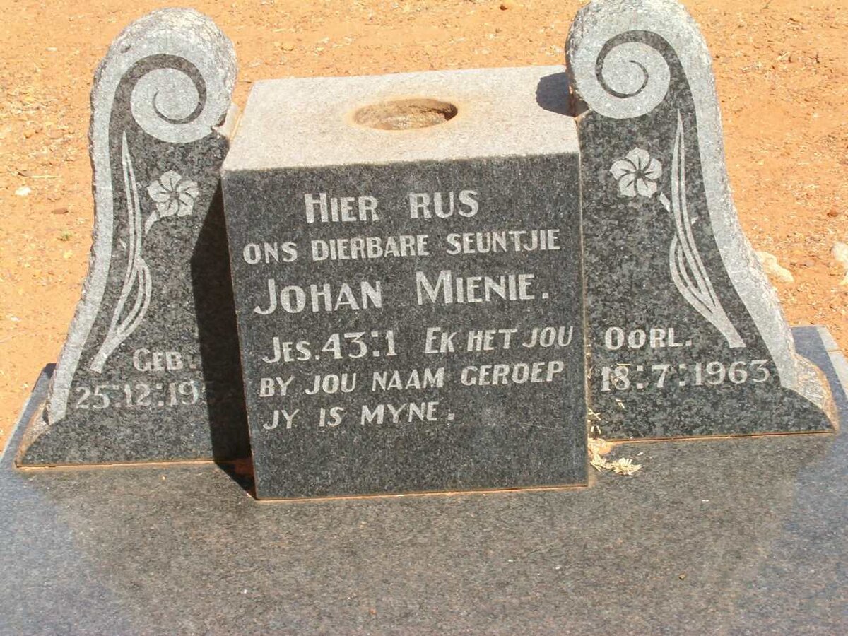 MIENIE Johan  1952-1963