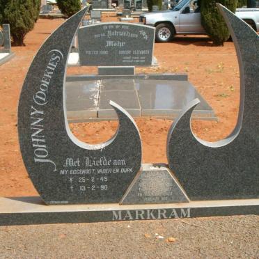 MARKRAM Johnny 1945-1990