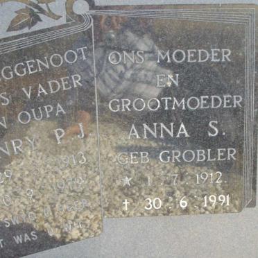 MARKRAM Anna S. nee GROBLER 1912-1991