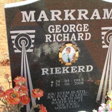 MARKRAM George Richard Riekerd 1983-2008