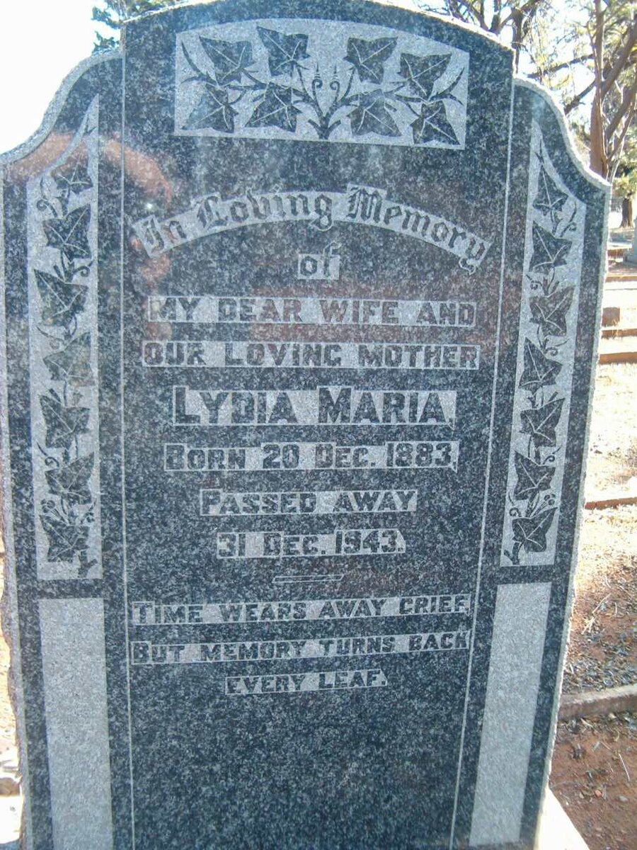 MARKRAM Lydia Maria 1883-1943