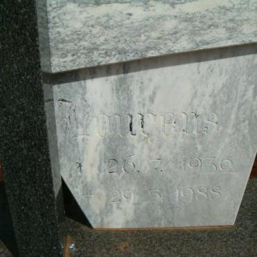 MARKRAM Lourens 1936-1988