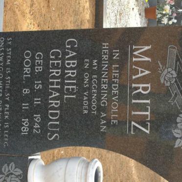 MARITZ Gabriel Gerhardus 1942-1981