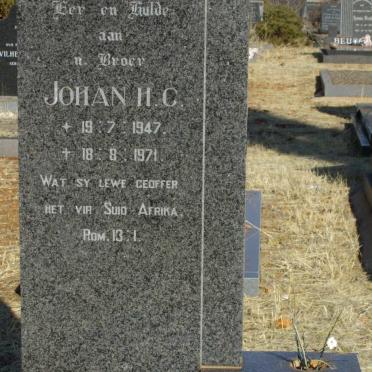 MARITZ Johan H.C. 1947-1971