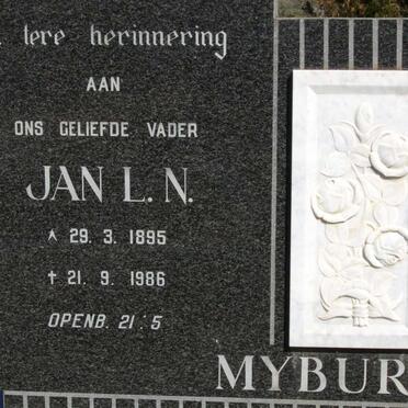 MYBURGH Jan L.N. 1895-1986