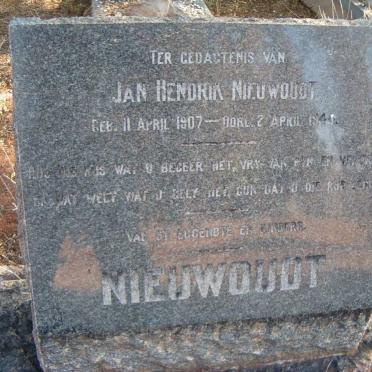 NIEUWOUDT Jan Hendrik 1907-1941