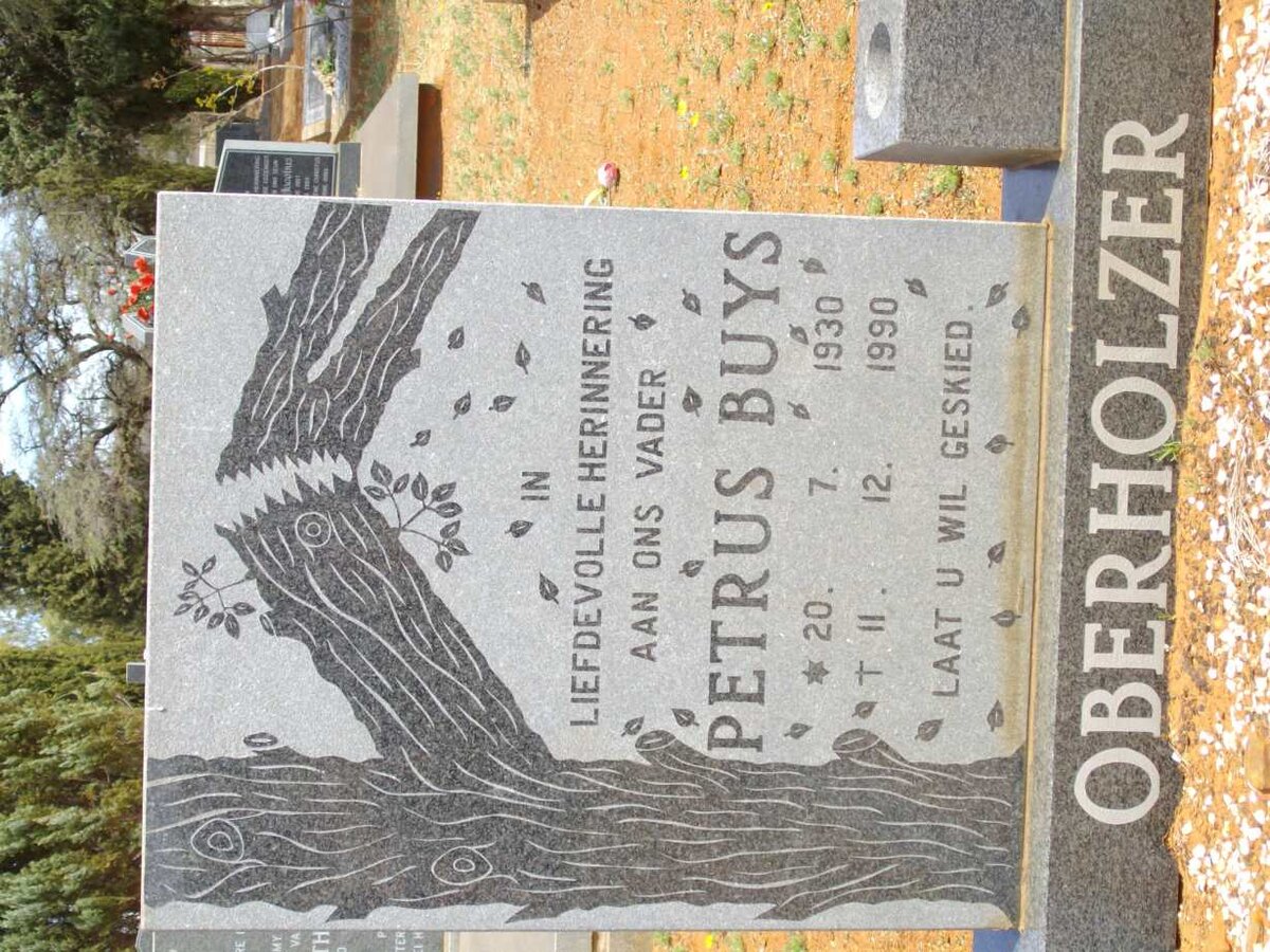 OBERHOLZER Petrus Buys 1930-1990