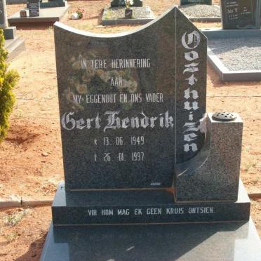 OOSTHUIZEN Gert Hendrik 1949-1997