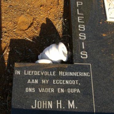 PLESSIS John H.M., du 1906-1979